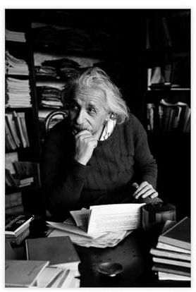 FISH DRAGATE Albert Einstein 7 Leinwand-Poster, Wandkunst, Dekordruck, Bild Gemälde für Wohnzimmer, Schlafzimmer, Dekoration, ungerahmt, 30 x 45 cm