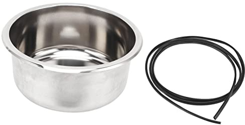 Wohnmobil-Spüle, kleines Waschbecken, 304 Edelstahl, rund, 295 x 130 mm, Wohnmobil-Küchenspüle für Wohnmobil, Wohnwagen, Camp, Boot, Yacht, Küche