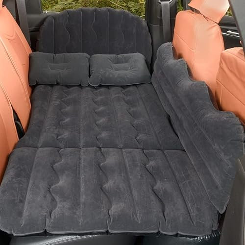 Auto Matratze Kombi für Kia Sportage QL 2007-2018, Aufblasbare Matratze Auto 135 x 80 cm Luftbett für Reisen Camping Outdoor Aktivitäten,Bla-ck