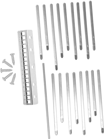 BESTonZON Kalimba Keys Daumenklavier Zubehör Diy Ersatzteile Stahltasten Geschliffene Kanten Sanfter Klang Für Anfänger Und Profi Musiker