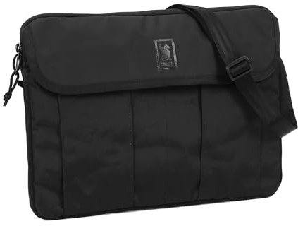 Chrome Industries Large Laptop Sleeve - Laptop Carrying Case with Handle for 38.1 cm Computers, Tablets & Other Tech Devices - Attachment Hook for Securing to Bag - Black X