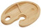 BENECREAT Wine Appetizer Serving Board, 199x148x10mm Wooden Serving Tray with Wine Holder for Parties Christmas Boards Cocktail Plate Gift