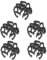 GALPADA 50pcs Flexible Microphone Cable Holders Mic Cable Clips for Home Compact and Portable Resistant to Dirt and Wear Compatible Microphone Poles
