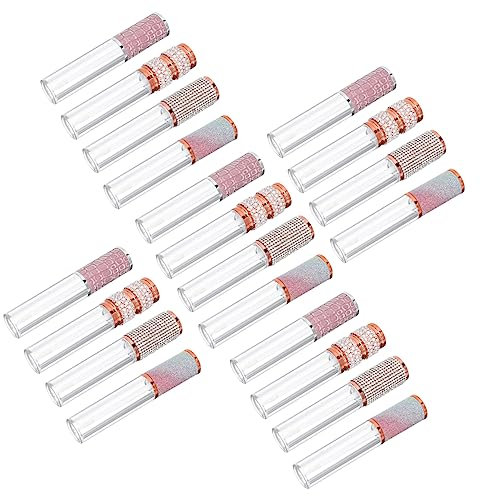 Vaguelly 20stücke Leere Lip Gloss Röhrchen Wasserdichte Wiederverwendbare Behälter Modischen Farben Fischschuppen Perle Regenbogen Für Und Kosmetische Anwendungen