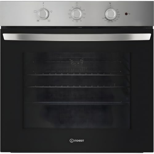 Indesit Click&Clean Built In Electric Single Oven - Stainless Steel - A Rated