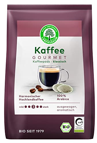 Lebensbaum - Bio Gourmet Caffe Crema klassisch Pads - 18 Stück