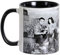 Tasse Friends série culte céramique Elbenwald anse et bord noir