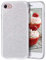 MATEPROX Glitter Hülle Kompatibel mit iPhone 7 Hülle iPhone 8 Hülle iPhone SE 2020 Hülle iPhone SE 2022 Handyhülle, Glitzer Bling Schutzhülle für iPhone 7/8/SE 2020/SE 2022-Silber …