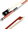 Professionelle 4/4 Brasilholz Frosch aus Ebenholz Violine Arbor weiß Rosshaar Violine Geige Bogen 4/4 Brazilwood