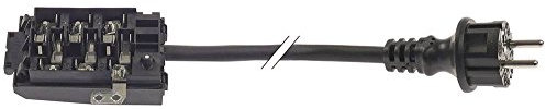 Unox Gerätezuleitung E+F für Heissluftofen XF183, XF185, XF188 3-polig mit Netzanschlussklemme schwarz Kabel 1,5m H07 RN-F P+N+PE