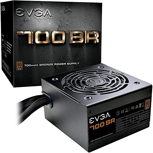 EVGA 700 BR unidad de - Fuente de alimentación (700 W, 100 - 240 V, 50 - 60 Hz, 10 A, 150 W, 699,6 W)