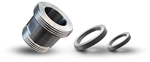 Alb Filter Gewindeadapter M22 AG auf M18 AG Feingewinde. Wasserhahn Adapter | Edelstahl | Made in Germany
