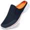 CELANDA Zoccoli e Sabot Donna Uomo Ciabatte Leggero Traspiranti Pantofole da Casa Comode Antiscivolo Scarpe da Giardino Spiaggia all'aperto, Arancio Blu 37 EU