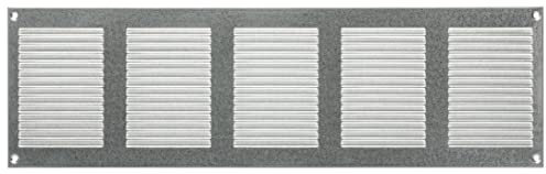 500x150mm Griglia D'aria con Rete Anti Insetti - Griglie D'Aerazione in Metallo - Zincato