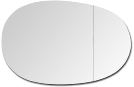 Spiegelglas zum Kleben Ersatzspiegelglas Außenspiegel Rechts Asphärisch passend für MAZDA MX-5 1990-1998