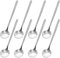 Cucchiaino da Caffè in Acciaio Inox, Piccolo Cucchiaini da Cucina Cucchiai da Dessert Cucchiaini Mescolatore per Tè, Drink, Zucchero, Condimento, 8 Pezzi (Argento)
