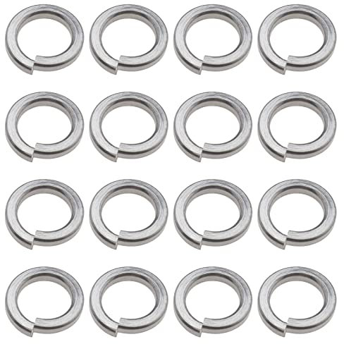 The Lord of the Tools 60 Stück M10 Federscheiben Edelstahl Unterlegscheiben Spaltring Sicherungsscheibe Dichtungsring für für 10mm Bolzen/Schraube Allzwecktechnik