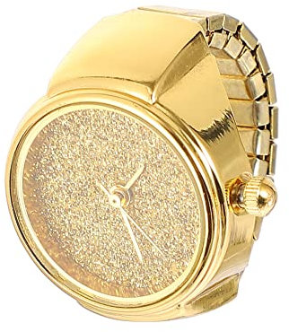 Mikikit Mini-Armbanduhr Fingeruhr Stylische Uhr Für Damen Und Herren Für Geburtstage Und Weihnachten