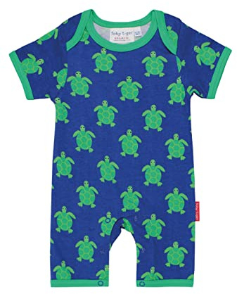 Toby Tiger Organic Turtle Print Romper 6-12m 80cm