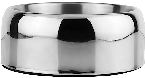 Nobby Edelstahlnapf ZARIF doppelwandig, mit Gummiring Ø 21,5 x 9,5 cm; ca. 1800 ml