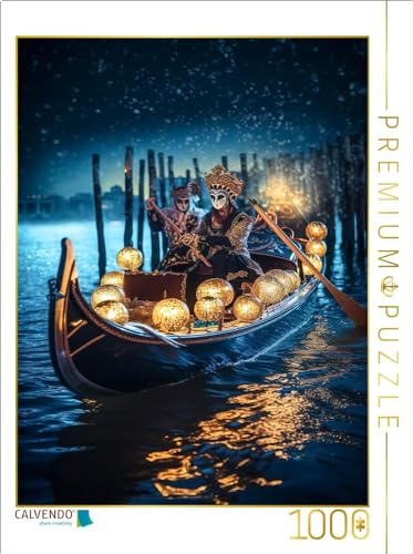 CALVENDO Puzzle EIN Motiv aus dem Kalender Karneval in Venedig | 1000 Teile Lege-Größe 64 x 48 cm Foto-Puzzle für glückliche Stunden
