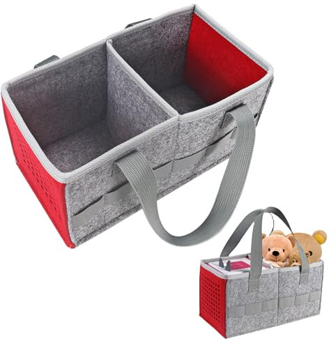 BCZR 1 Pcs Tasche Für Toniebox Für Toniebox Starter Set Und Tonies Figur Aufbewahrung Box Tragetasche Mit Griff Zubehör Schutzhüllen-Organizer