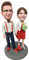 RODMAIE Individuelle Wackelköpfe, personalisierte Hochzeitsgeschenke für Paare, Hochzeit für Paare, einzigartiges Valentinstagsgeschenk (11), NWW24022701A