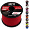 GO!elements 30m Paracord Seil aus reißfestem Nylon - 3mm Paracord 425 Typ II max. 192kg - Schnüre als Outdoor Seil, Allzweckseil, Survival Seil, Armband, Hundeleine, Nylonschnur, Farbe: Rot