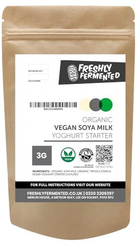 Freshly Fermented - Certified Organic Thermophilic Vegan Soya Yoghurt Starter