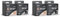 Amazon Basic Care - Kinesio-Tape, Sport-Tape für die Muskeln, 5 m x 5 cm, 2 Rollen (1 x Schwarz, 1 x Beige) (Packung mit 2)