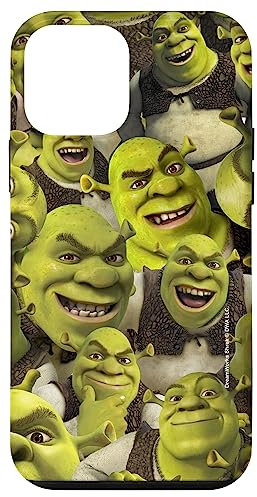 Hülle für iPhone 12 mini Shrek Cool Epic All Shrek Faces Collage Logo