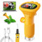 Microscopio Ahalfcit, microscopio portatile per bambini, microscopio digitale, fotocamera con zoom 1000x, schermo da 2 pollici, regalo per bambini da 3 a 12 anni, giocattoli educativi(Arancione)