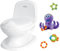 Nûby - My Real Potty - Töpfchen mit realistischem Spülgeräusch & Oktopus-Badespielzeug - Promo Pack