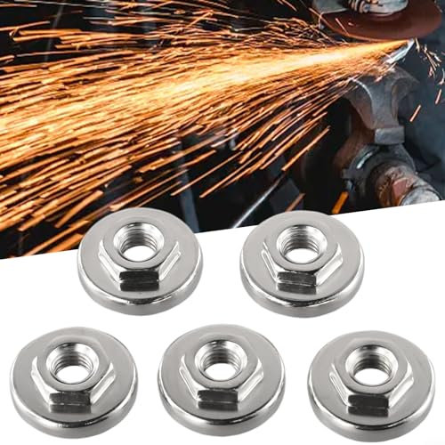 Hex Nut Tools for Angle Grinders 5PCS Replacement Set for Chuck Locking Plate and Quick Clamp