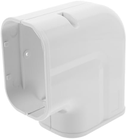 ABOOFAN Couverture Décorative De Conduit De Climatisation Plinthe Évent Bouchon Brosse à Coulis Conditionneur Autolaveuse Électrique Drain Film Tuyau Portable Cache-tube Pvc Blanche