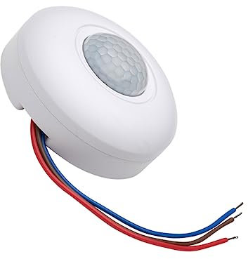 Uonlytech Interruptor Conmutador De Luz Sensor De Movimiento Exterior Ajustable Para Hogar y Comercios