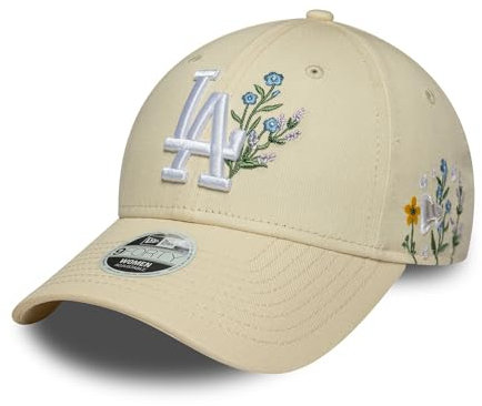 New Era Los Angeles Dodgers Blumen 9Forty Women Cap Pastel Gelb - One-Size