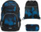 coocazoo MATE Schulranzen-Set 3tlg für Mädchen und Jungen ab der 4. Klasse mit Rucksack. Schlamperetui und Sportbeutel (Electric Ice)
