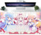 Gaming Mouse Mat Large Mouse & Keyboard Mouse Pad, Anime Süßes Mädchen XXL Mauspad,Non-Slip Rubber Base Desk Mat 600x300x3mm