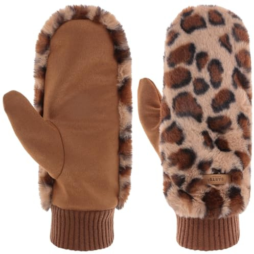 Barts Faux Fur Leo Mittens Women - women´s gloves with lining Autumn-Winter Winter