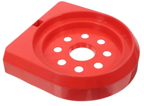 Base per Estintore 3-8kg in Plastica, Supporto da Terra | Rosso, per Ufficio e Auto, Struttura Stabile Design Multifunzione, Antiribaltamento e Durata Elevata