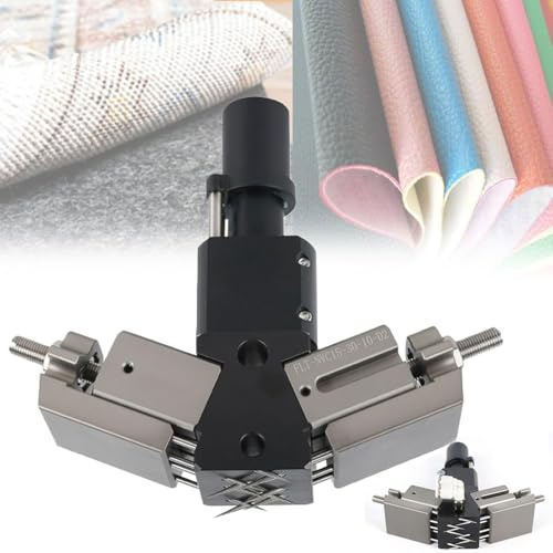 Pneumatischer V-förmiger Nadelclip for Greifen von Schwamm-Vliesstoffen, mit 10 Nadeln, 50 N Haltekraft, einstellbarer Länge 0–138 mm/Vertikal 0–51 mm, Druck 0,2–0,7 MPa, for Bewegen von Stoffen