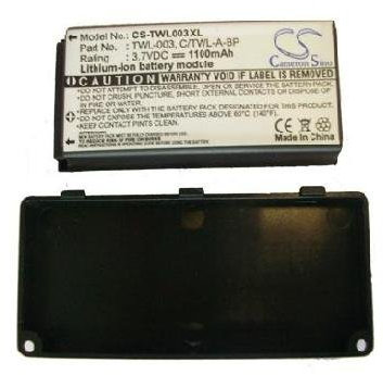 Battery For Nintendo DSi ext. black 1100mAh CS-TWL003XL