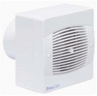 Manrose / Primeline PEF4040A Bathroom / Shower Room Extractor Fan with Humidistat and Timer (for 100mm/4 ducting). Automatic Backdraught Shutter.