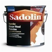 Sadolin 2.5 Litre Gloss Black Opaque Wood Stain