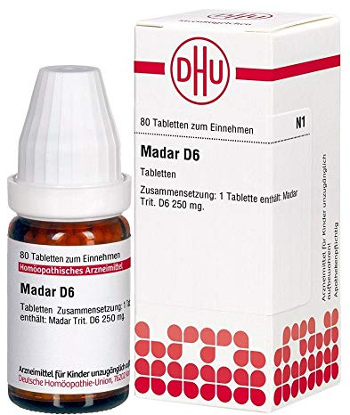 DHU Madar D6 Tabletten, 80 St. Tabletten