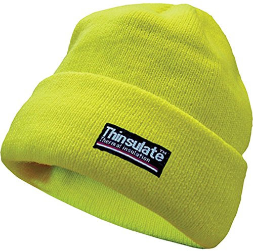 Yoko Unisex Hi-Vis Beanie Mütze mit Thermo-3 m Thinsulate-Futter