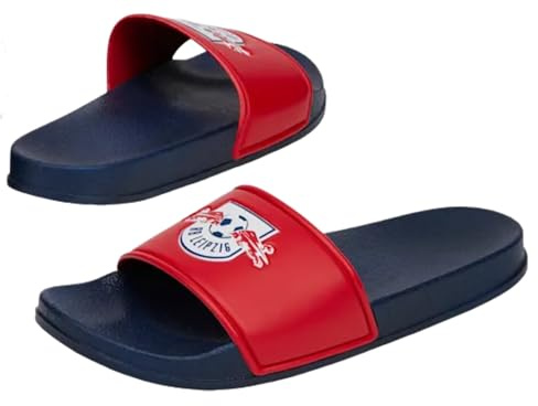 RB Leipzig Badeschuhe - Logo - rot Badelatschen Badesandale Slides RBL