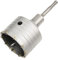 Meccion Scie à Cloche Trépan Béton avec Adaptateur SDS Plus 110 mm, Pour Brique Béton Ciment Pierre (82mm+110mm SDS Plus Adaptateur)