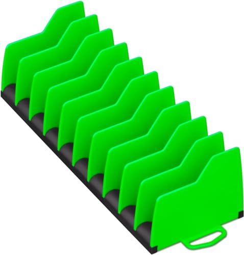 Ernst Manufacturing Plier Pro Premium No-Slip Plier Organizer: Toolbox Organization Solution in Vibrant Green for Pliers, Cutters, Slip Joint Pliers - Made in USA